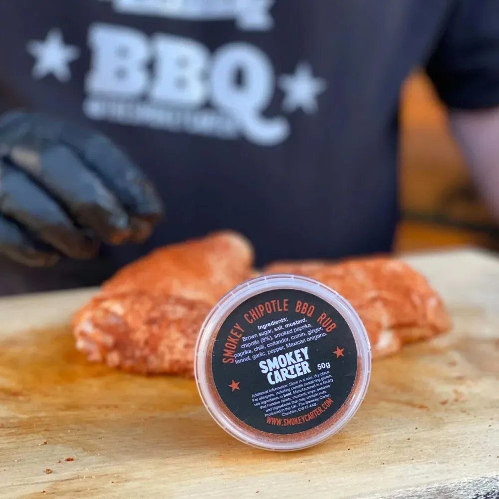 Smokey Carter King of the Grill BBQ Rub & Sauce Tube