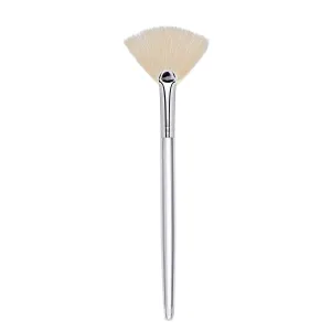 Stiff Fan Brush for Mask Application