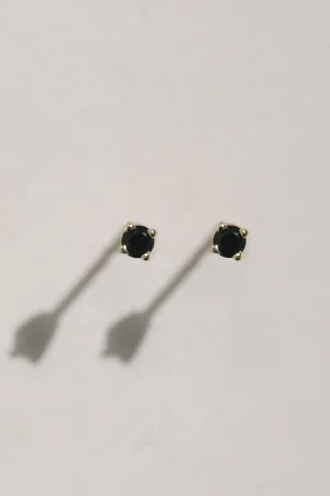 Teeny Studs - Onyx