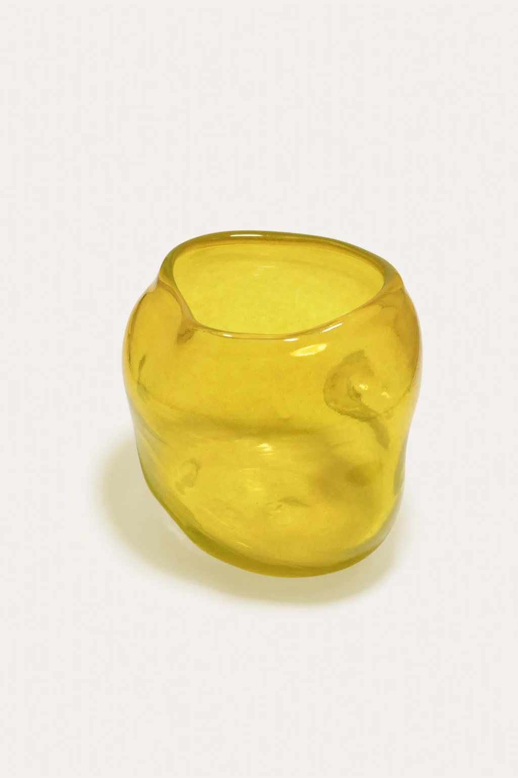 Thaw - Recycled Glass Tumbler in Acid Yellow