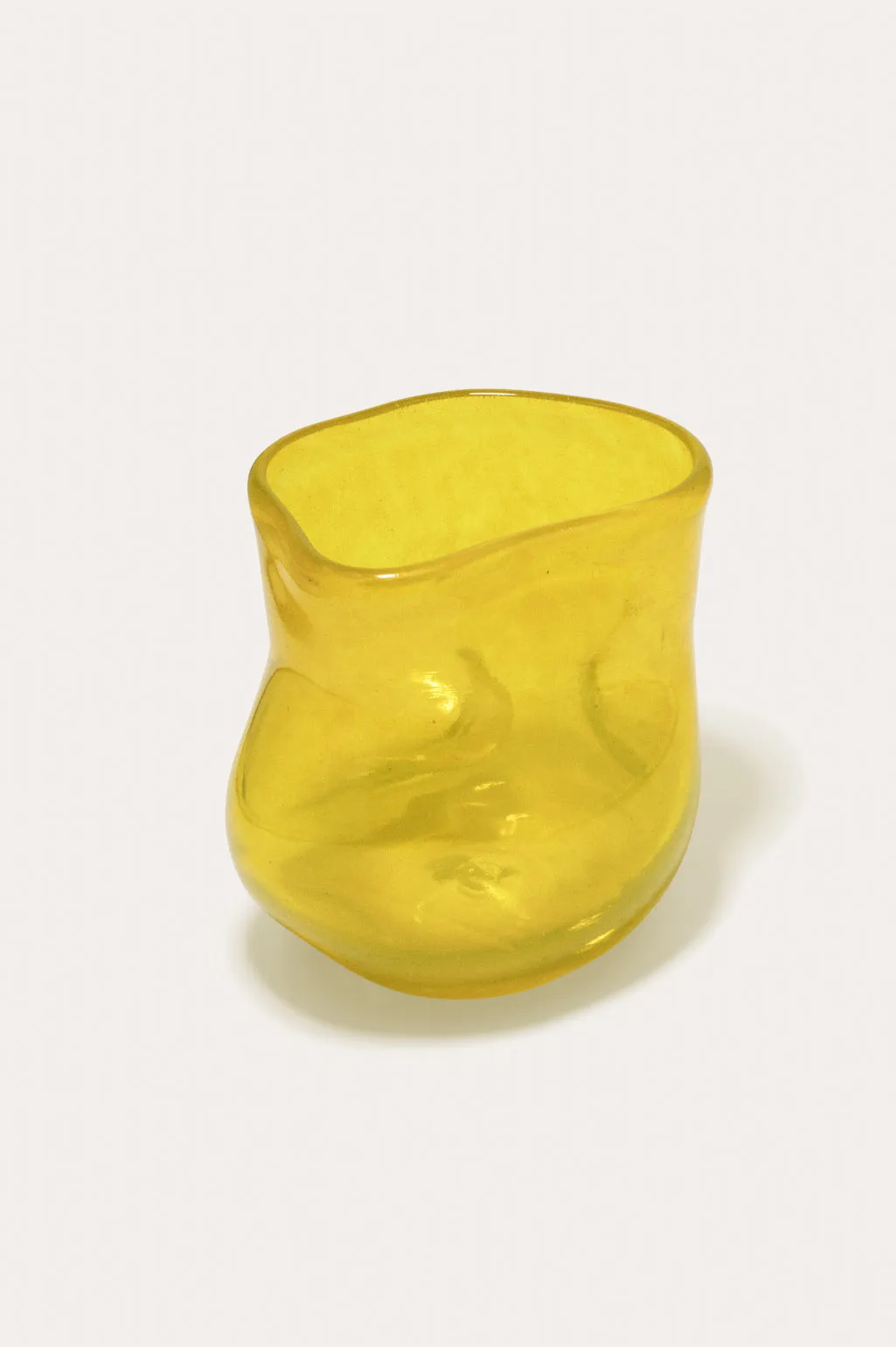 Thaw - Recycled Glass Tumbler in Acid Yellow