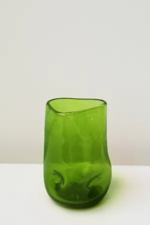 Thaw - Recycled Tall Glass in Leaf Green