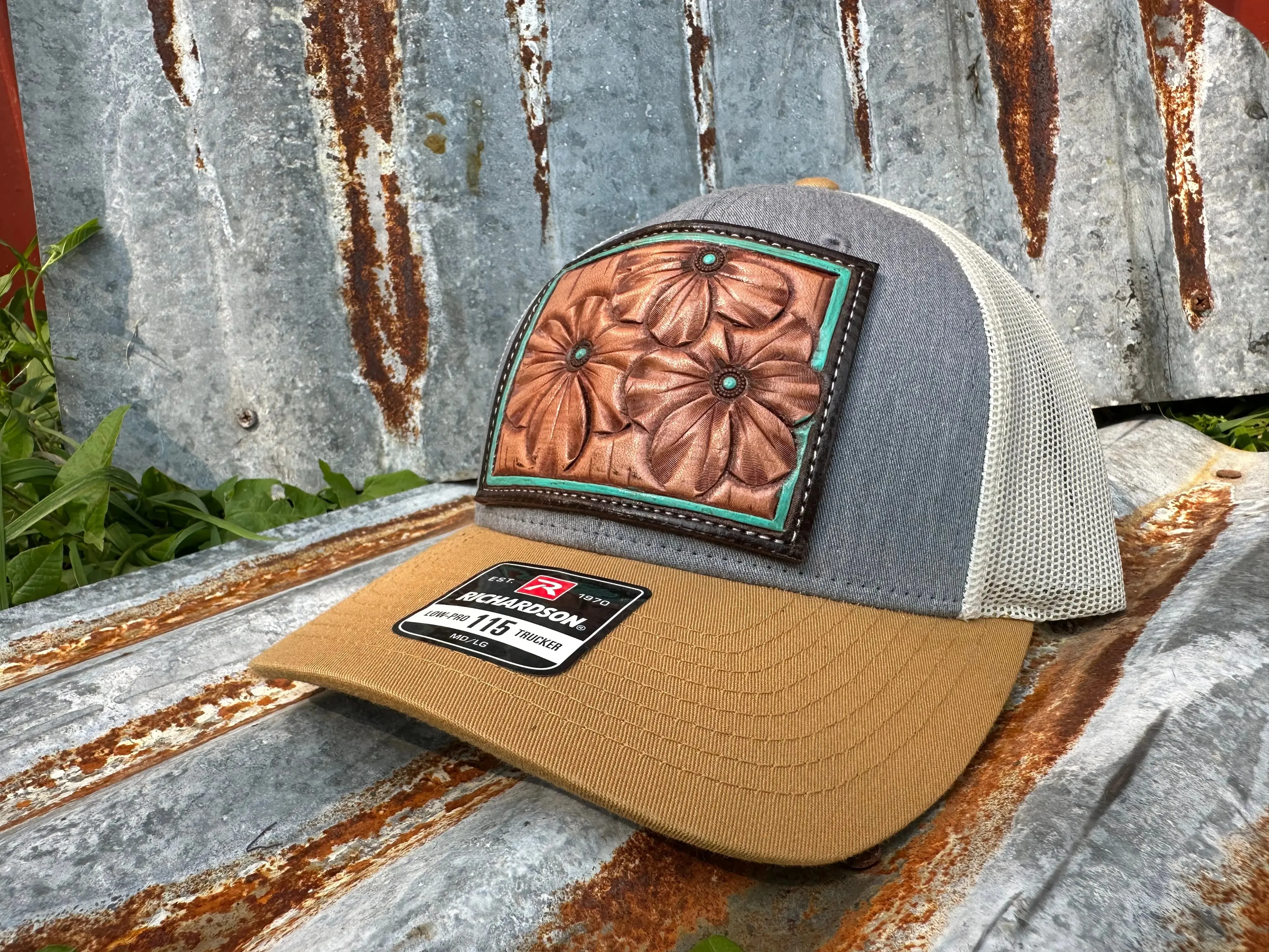 The Primerose Hand Tooled PatchCap