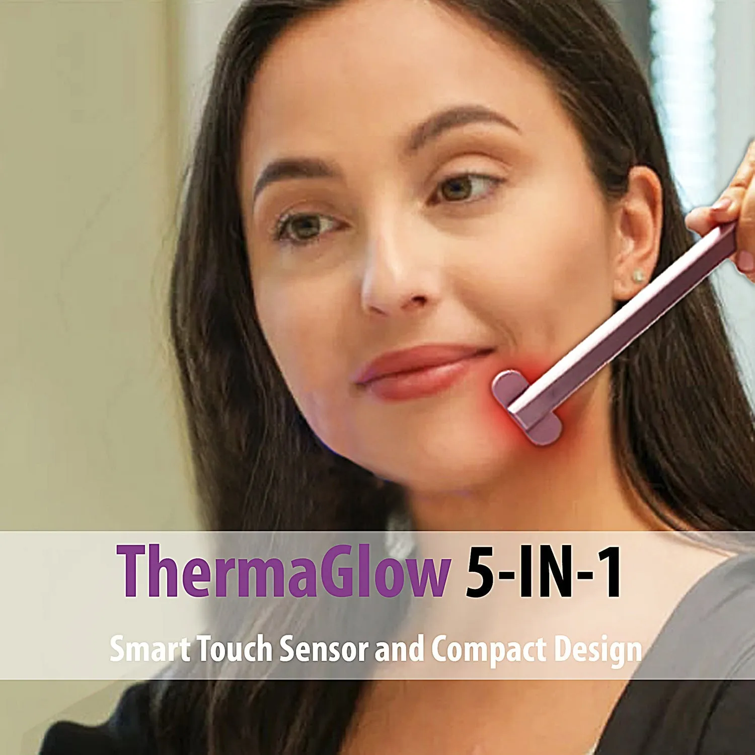 ThermaGlow 5-IN-1 Red Light, MicroCurrent, Heat & UltraSonic Massage Therapy