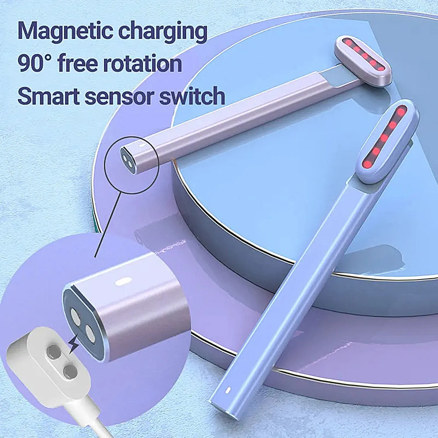 ThermaGlow 5-IN-1 Red Light, MicroCurrent, Heat & UltraSonic Massage Therapy