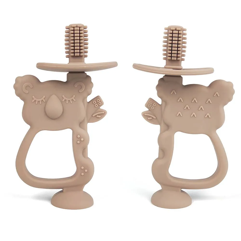 Training Toothbrush Oral Care Koala (Taupe)