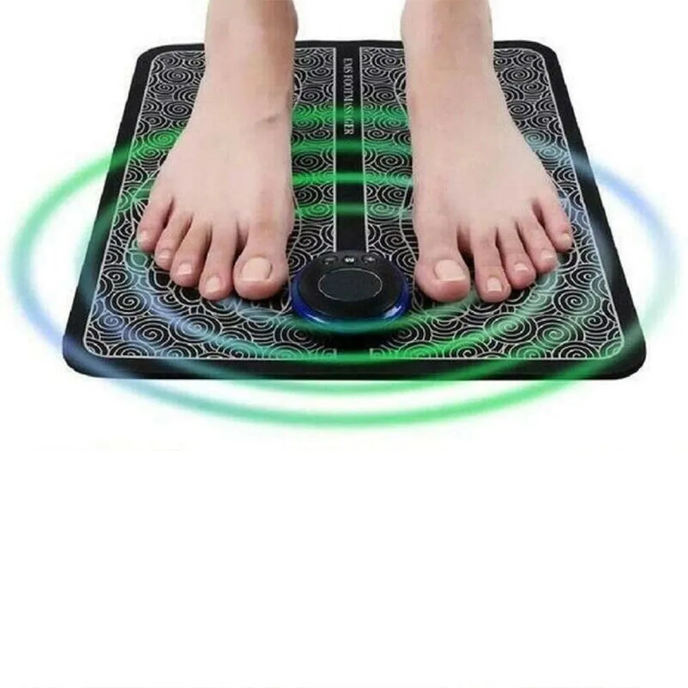 USB Rechargeable Foot Cushion and Massager with LCD Gear Display