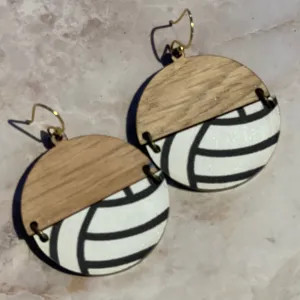 Volleyball Fan earrings