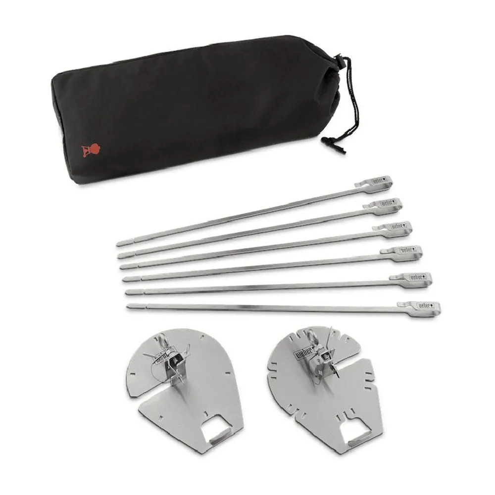 Weber Crafted Gourmet BBQ System Rotisserie Skewer Set - 7685