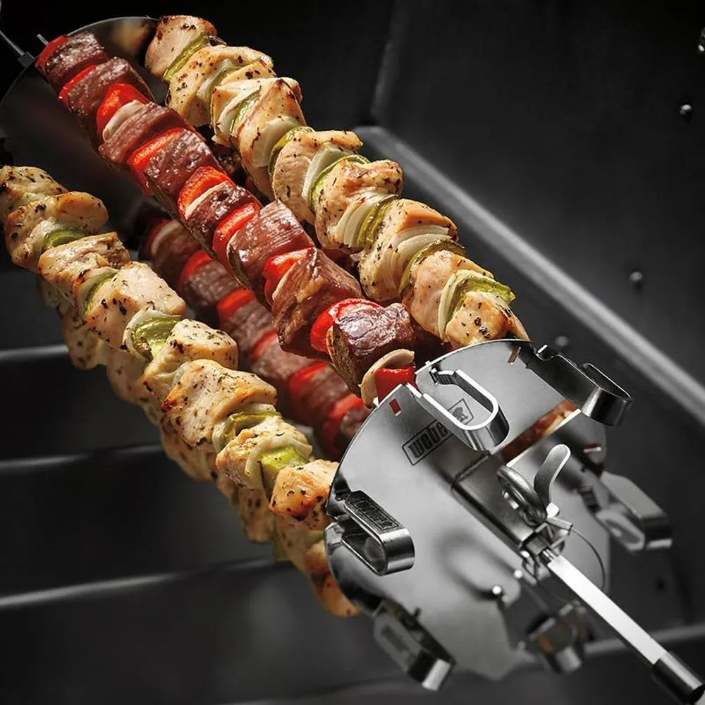 Weber Crafted Gourmet BBQ System Rotisserie Skewer Set - 7685