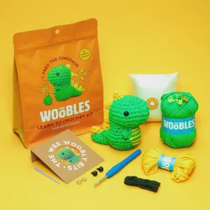 Woobles: Fred the Dinosaur Beginner Crochet Kit