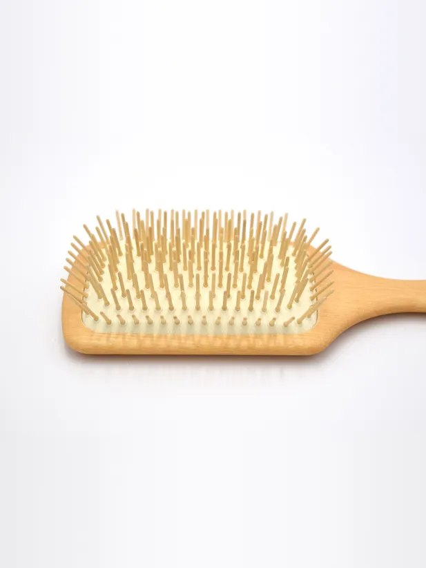 Wooden Paddle Brush