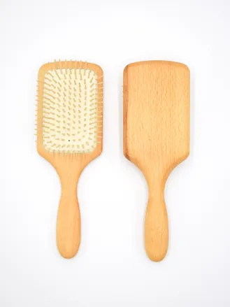 Wooden Paddle Brush