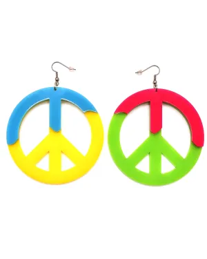 XL Peace Kandi Earrings